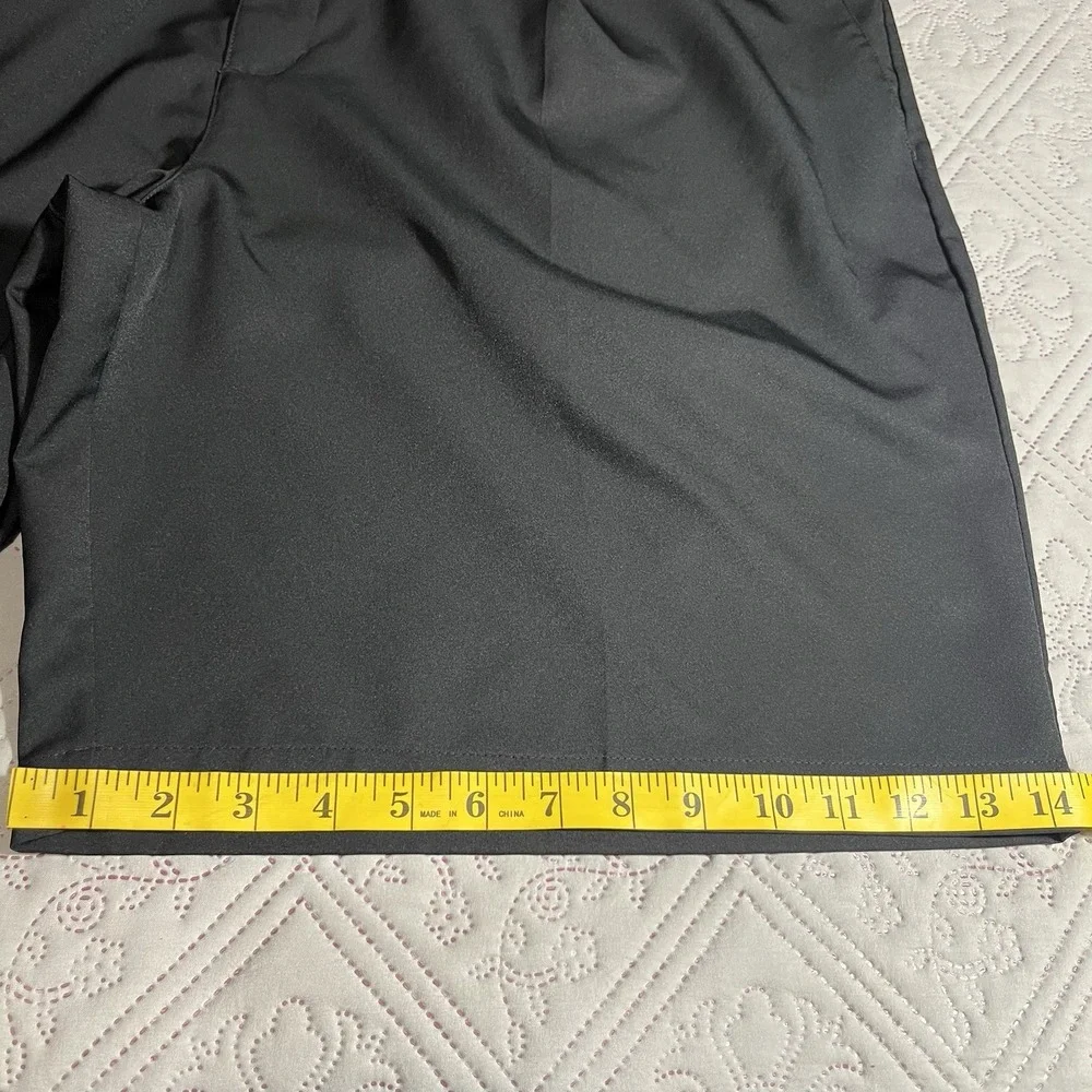 Adidas Golf Shorts Mens Black Climalite Flat Front Performance‎ Size 42